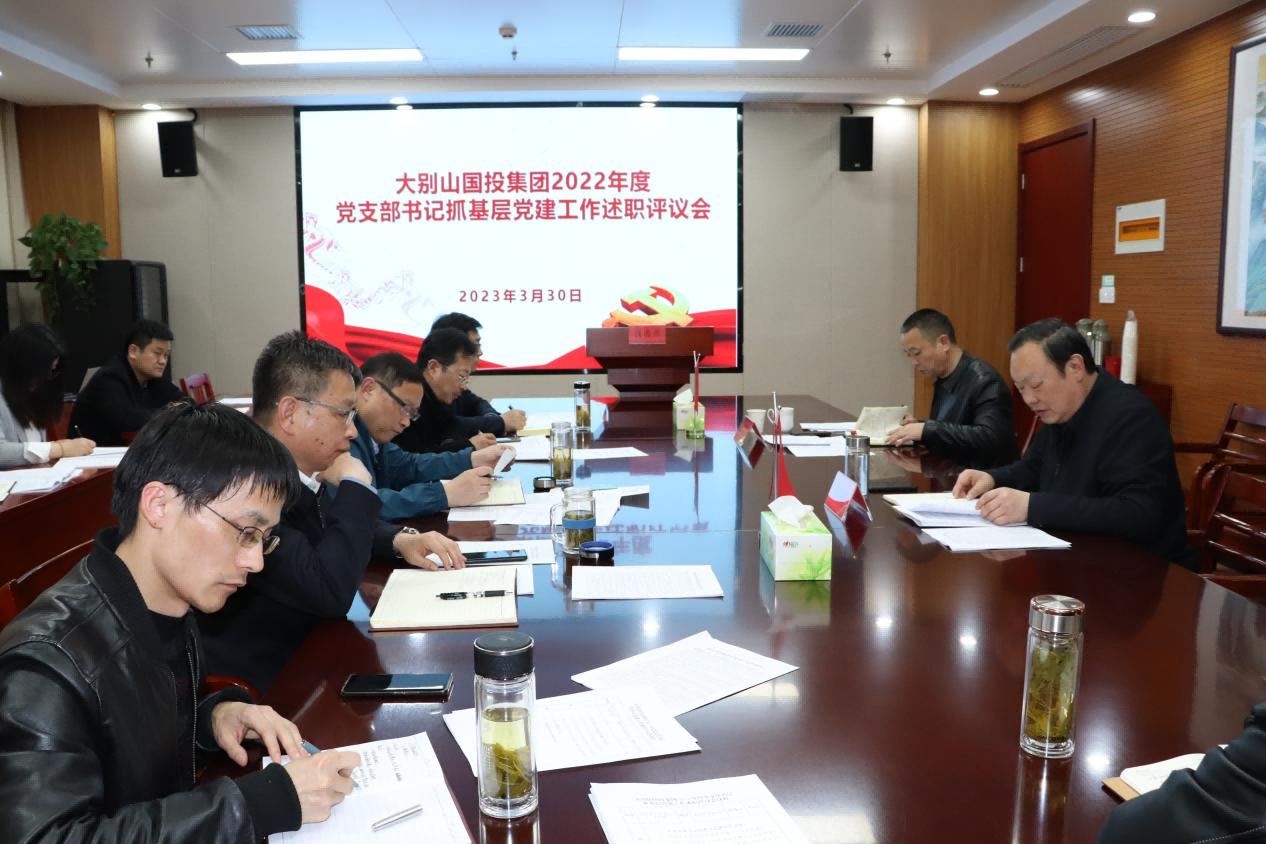 集团党委组织开展党支部书记抓基层党建工作述职