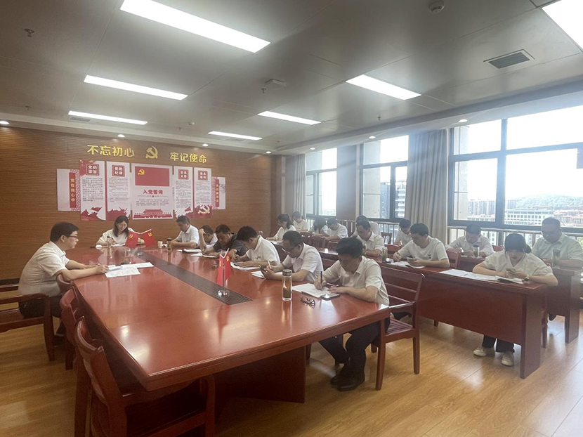 大别山国投集团党支部组织开展主题党日活动