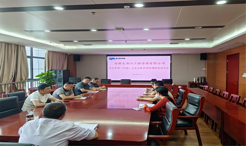 大别山工程咨询公司召开发展规划推进会
