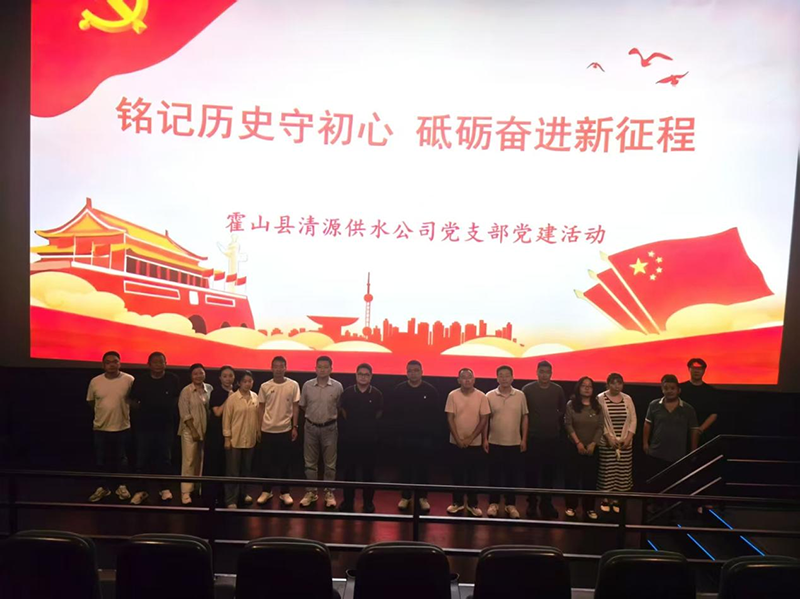 清源供水公司党支部组织召开党风