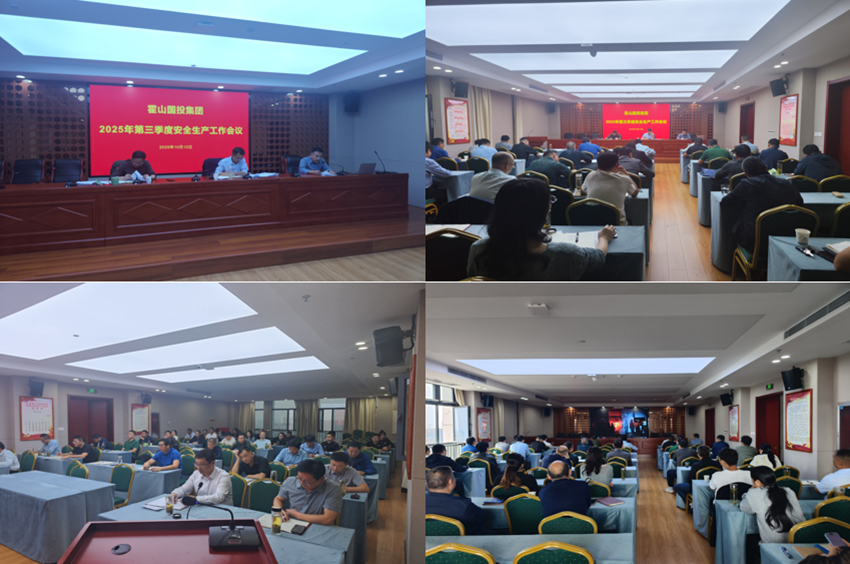 霍山国投集团召开2025年第四季度安全生产工作会议